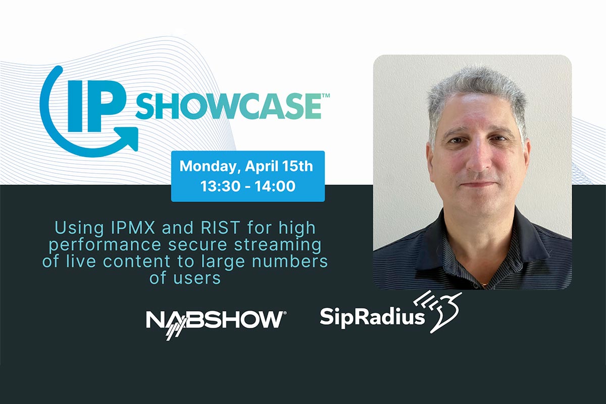 Sergio Ammirata to Present Innovative Solutions for High-Performance Streaming at IP Showcase, NAB Show 2024